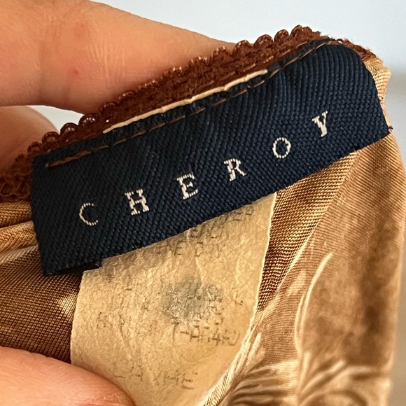 Cheroy Brown Floral Cami Top – Size Large - Picture 4 of 4